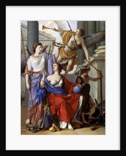 Allegory of the Regency of Anne of Austria by Laurent de La Hyre