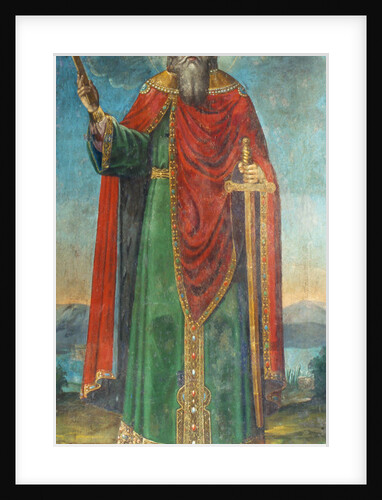 Grand Duke Vladimir Svyatoslavich by Ancient Russian frescos