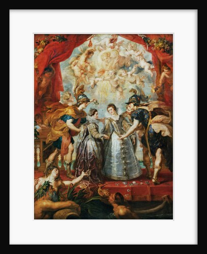 The Exchange of the Princesses at the Spanish Border. (The Marie de Medici Cycle) by Pieter Paul Rubens