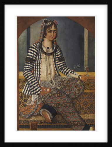 Portrait of a Lady by Mirza Baba