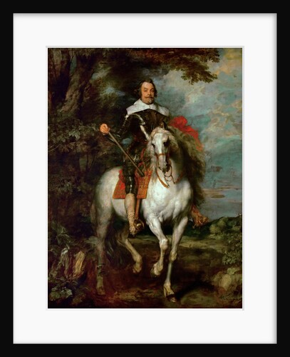 Equestrian portrait of Francisco de Moncada (1586?1635), Marquis of Aytona and Count of Ossuna by Sir Anthony van Dyck