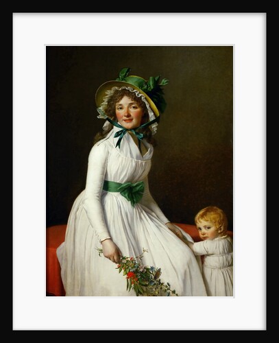 Portrait of Madame Pierre Seriziat and her Son, Emile by Jacques Louis David