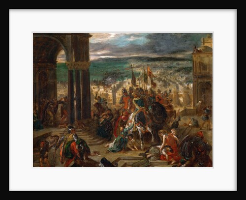 The Entry of the Crusaders in Constantinople by Eugène Delacroix