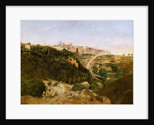 Volterra by Jean-Baptiste Camille Corot
