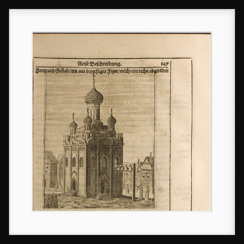 Cathedral in the Moscow Kremlin by Christian Lorenzen Rothgiesser