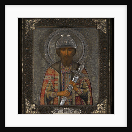 Saint Vsevolod Mstislavich, Prince of Pskov by Vasily Pavlovich Guryanov