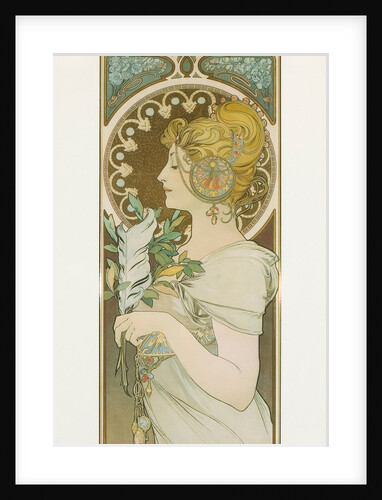La Plume by Alfons Marie Mucha