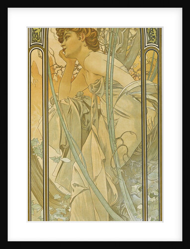 The Times of the Day: Evening dream by Alfons Marie Mucha