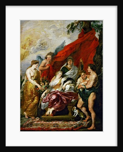 The Birth of the Dauphin at Fontainebleau (The Marie de Medici Cycle) by Pieter Paul Rubens