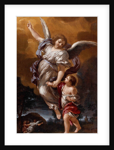 The Guardian Angel (after Pietro da Cortona) by Ciro Ferri