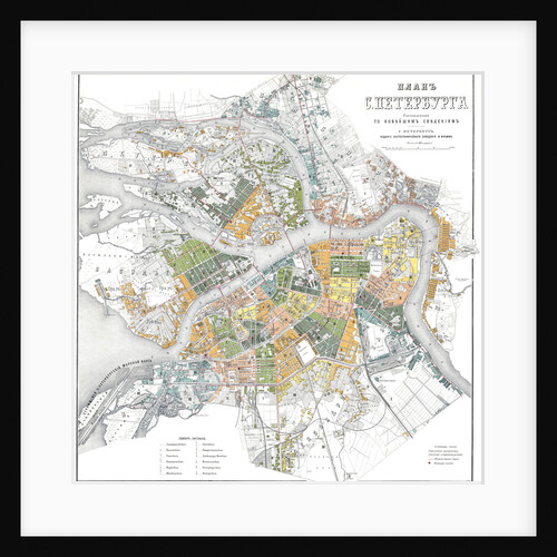 Map of Petersburg by Anonymous master