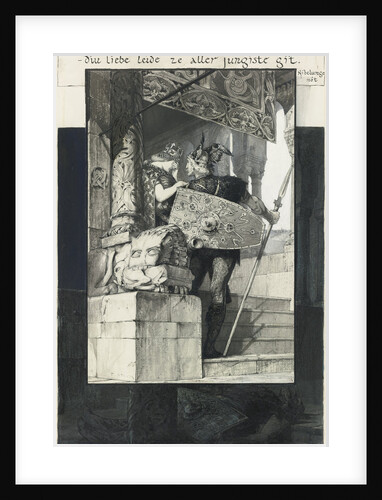 Sigfried and Kriemhild by Franz Ritter von Stuck