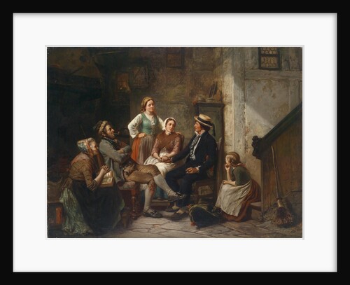 Return of the young sailor by Carl Wilhelm Huebner