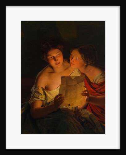 Love letter by Ferdinand Georg Waldmüller