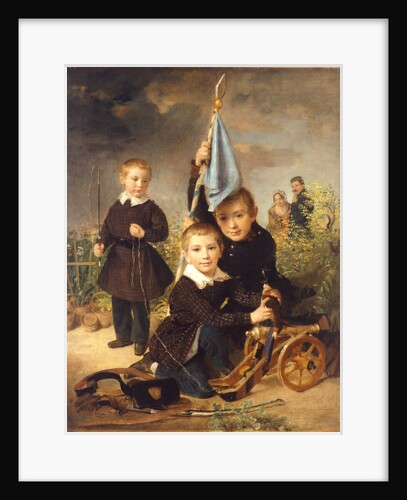 Childrens soldier games by Johann Baptist Reiter