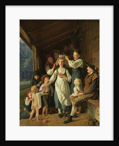 The Bridesmaid by Ferdinand Georg Waldmüller