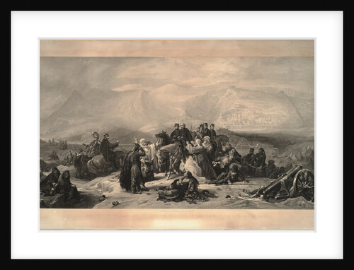 The defence of Kars. Sir Fenwick Williams and the officers of his staff parting with the citizens of by Thomas Jones Barker