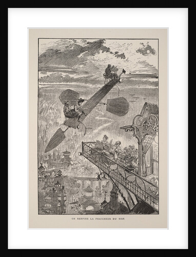 Illustration for Le vingtième siècle: La vie électrique by Albert Robida