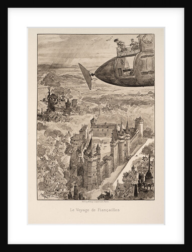 Illustration for Le vingtième siècle: La vie électrique by Albert Robida