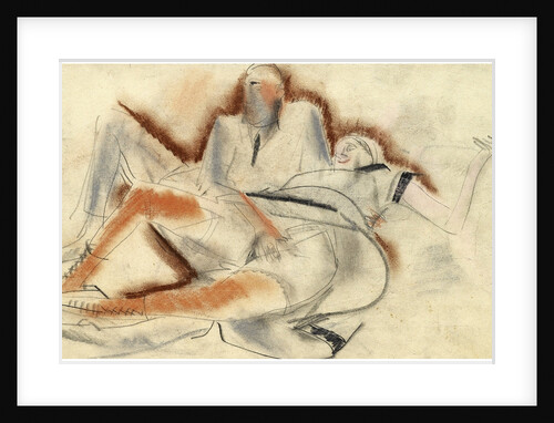 Erotic Drawing by Boris Dmitryevich Grigoriev