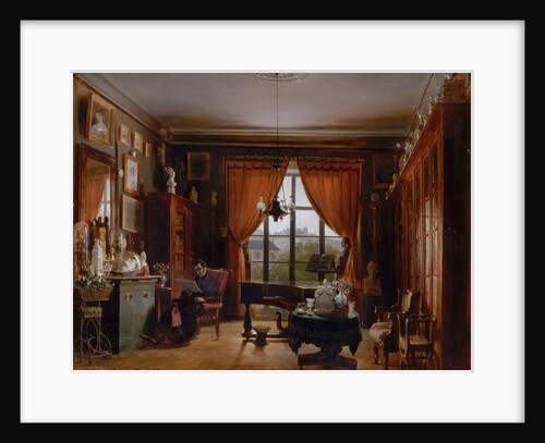 Pierre-Joseph-Guillaume Zimmermann in his Apartment in the Square dOrléans, Paris by Prosper Lafaye