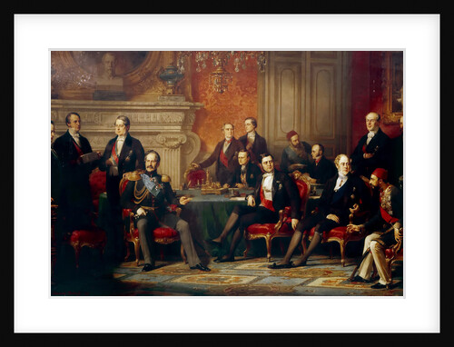 The Congress of Paris in 1856 by Édouard Louis Dubufe