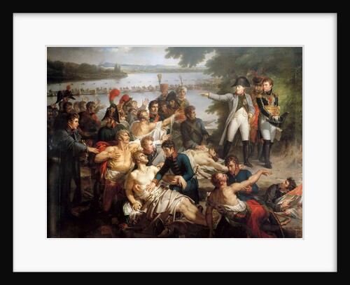 The Return of Napoleon to the Island of Lobau after the Battle of Essling, May 23, 1809 by Charles Meynier