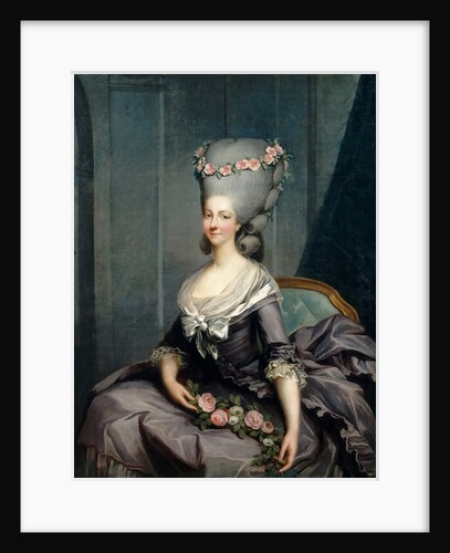 Portrait of Marie Louise of Savoy, Princess of Lamballe by Antoine-François Callet