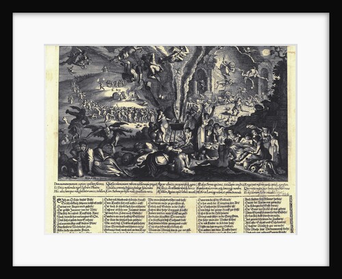 The Witches Sabbat by Matthäus Merian the Elder