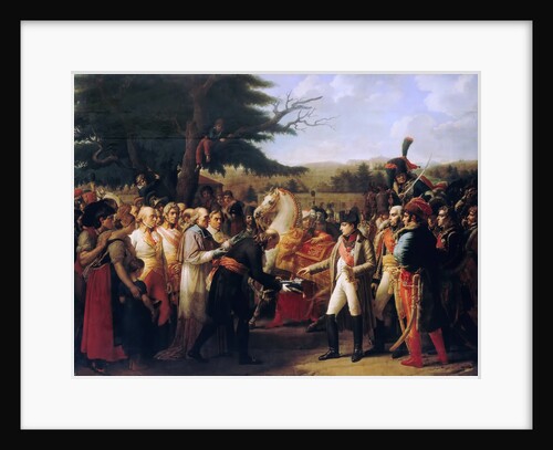 Napoleon Bonaparte Receiving the Keys of Vienna at the Schönbrunn Palace, 13th November 1805 by Anne Louis Girodet de Roucy Trioson