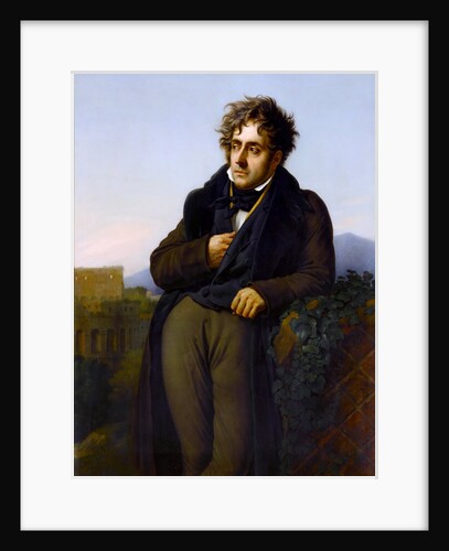 Portrait of François-René, vicomte de Chateaubriand by Anne Louis Girodet de Roucy Trioson