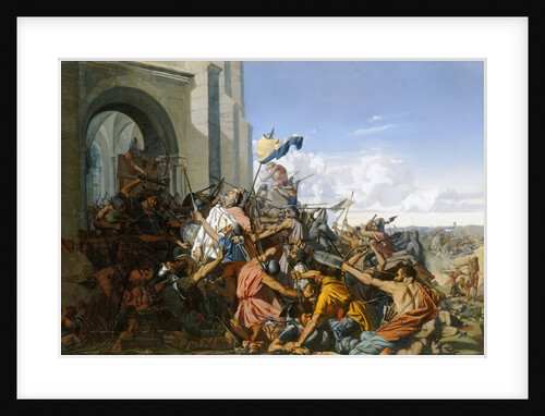 Death of Robert le Fort in the Battle of Brissarthe, 866 by Henri Lehmann