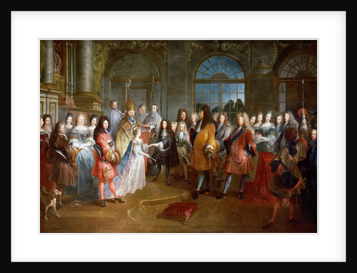 Marriage of Louis of France, Duke of Burgundy, and Marie Adelaide of Savoy, 7 December 1697 by Antoine Dieu