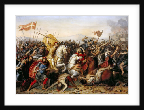 The Battle of Saucourt-en-Vimeu on 3 August 881 by Jean-Joseph Dassy