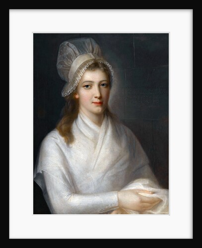Portrait of Charlotte Corday by Jean-Jacques Hauer