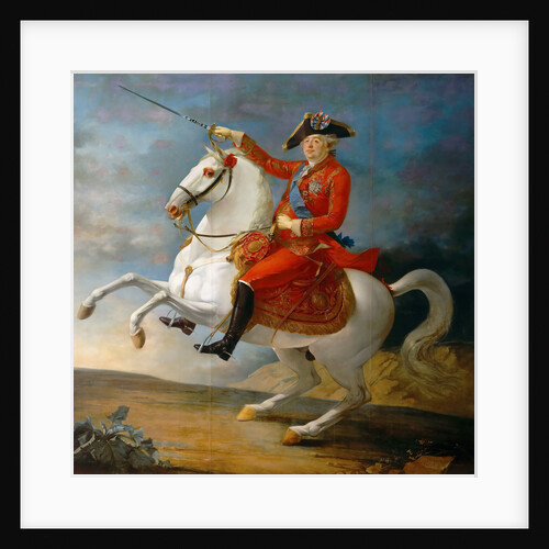 Equestrian Portrait of the King Louis XVI by Jean Baptiste François Carteaux