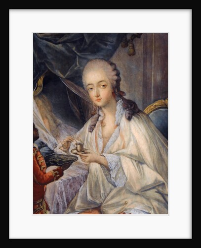 Jeanne Bécu, comtesse Du Barry with a cup of coffee by Jean-Baptiste André Gautier Dagoty