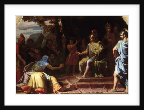 Alexander the Great receiving the news of the death by immolation of the gymnosophist Calanus by Jean-Baptiste de Champaigne