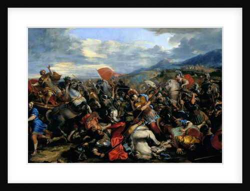 The Battle of Gaugamela in 331 BC by Jacques Courtois