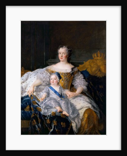 Marie Leszczynska with Louis, Dauphin of France by Alexis Simon Belle