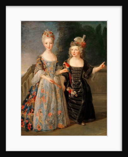 Catherine-Eléonore-Eugènie de Béthisy, future Princess of Montauban, and her brother Eugène de Béthi by Alexis Simon Belle