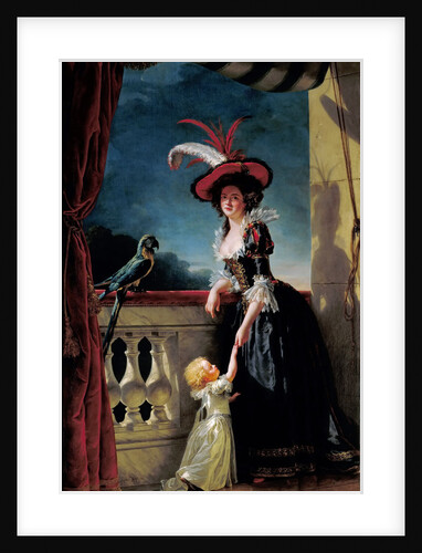 Portrait of Louise-Elisabeth of France with her son Ferdinand by Adélaïde Labille-Guiard