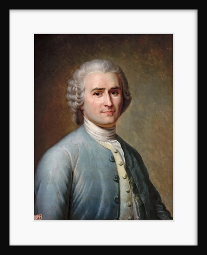 Portrait of Jean-Jacques Rousseau by Jean Édouard Lacretelle