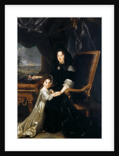 Françoise dAubigné, Marquise de Maintenon with her niece by Louis Ferdinand Elle the Younger