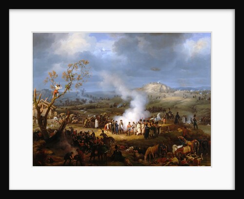 Napoleons bivouac on the eve of Austerlitz, 1 December 1805 by Baron Louis-François Lejeune