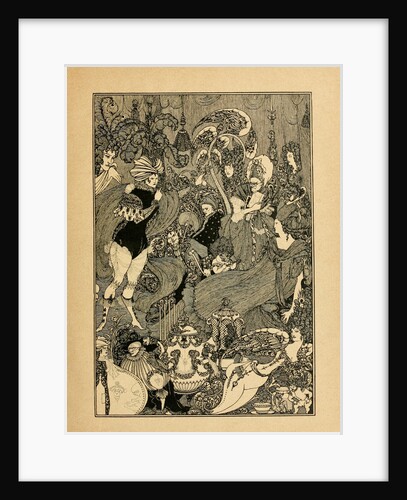 The Rape of the Lock. Illustration for The Cave of Spleen by Alexander Pope by Aubrey Beardsley