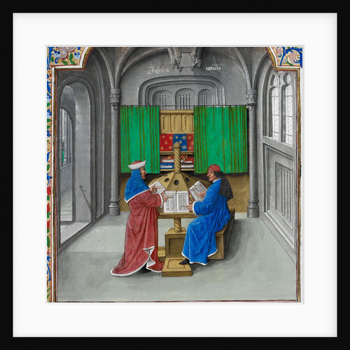 Boccaccio and Petrarch by Master of the White inscriptions