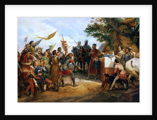 The Battle of Bouvines on 27 July 1214 by Horace Vernet