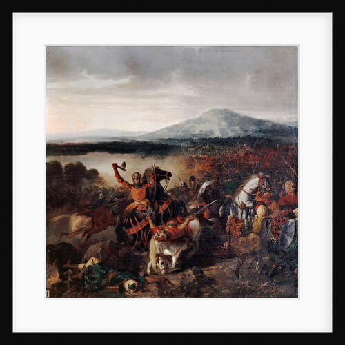 Roger I of Sicily at the Battle of Cerami in 1061 by Prosper Lafaye