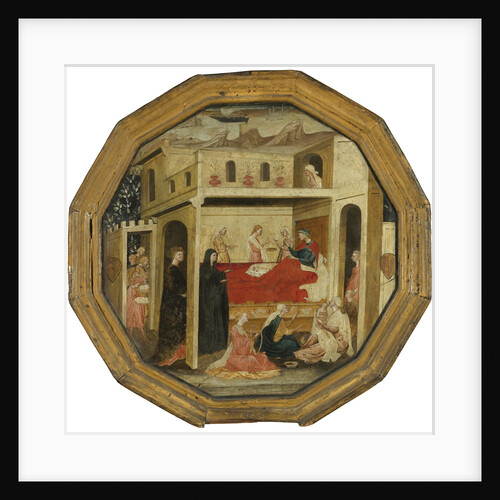 The Montauri birth tray by Bartolomeo di Fruosino